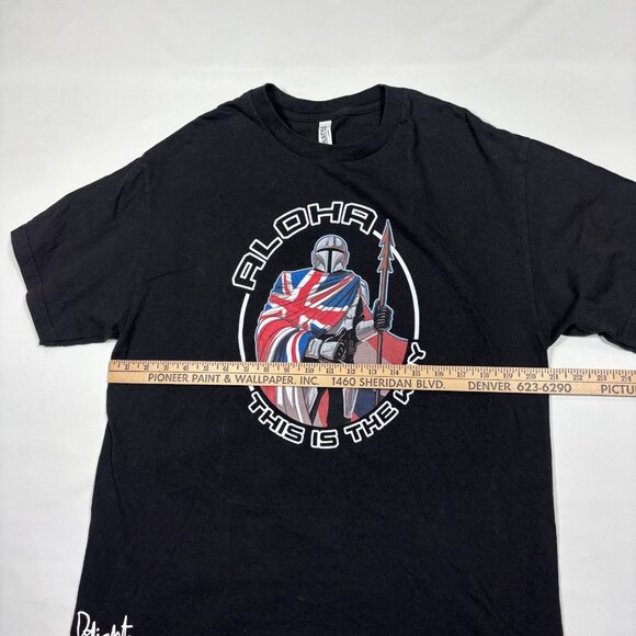 Delight Brand Clothing Hawaii Aloha This is the Way Mandalorian T-Shirt Large - Picture 4 of 6